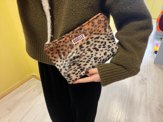 Pochette léopard S